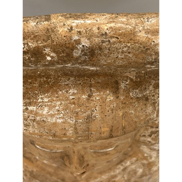 Pre Columbian Jaina Maya Pottery Figure Standing Woman Arms Raised Headdress Lrg - Picture 14 of 16